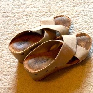 Women’s Lucky Brand Cork Wedge